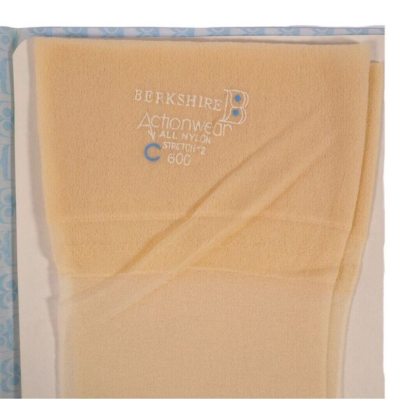 Vintage Thigh High Stockings  ActionwearB Beige Nylon C 600 - Picture 2 of 8